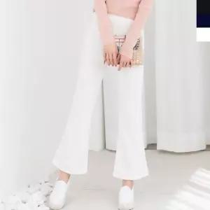 셀럽하우스 여성 세미 부츠컷 바지 편안한