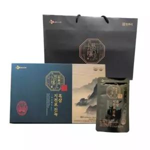 CJ한뿌리 흑삼 지천보진녹 60ml x 30포쇼핑백포함