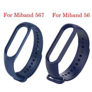 Xiaomi MiBand 5 6 7 스트랩 스포츠 용 실리콘 팔찌 Xiaomi Mi Band 7 6 5 스마트 밴드 액세서리 용 다채로