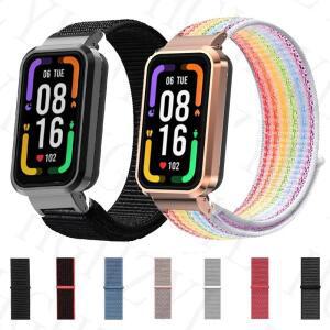 Xiaomi Redmi Band Pro 금속 버클 손목 밴드 보호 케이스 용 나일론 스트랩 Xiaomi Redmi Band 2 Watchband