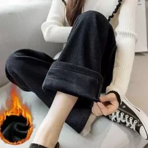 셀럽하우스 여성기모팬츠 여성코듀로이바지 기모골덴바지