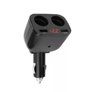 메이텍 퀵차지 차량용 시거잭 멀티소켓 충전기 2구 USB 용잭 시거 용소켓 용2구