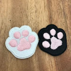 고양이 발바닥 냥젤리 자수 와펜 패치 스티커 고양이 발바닥 고양이발