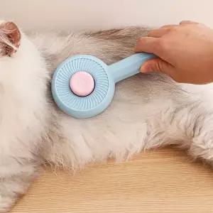 [하프클럽/알티피아]고양이 강아지 브러쉬 털 괸리 빗 반려동물 단모 정리