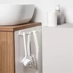 틈새슬라이드 후크 다용도 수납 정리걸이 거치대 현관문수납걸이 (WD94084)