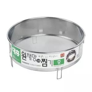 디디샵 국산 원형 스텐 채망 겸 찜기 - 중 찐감자 찐고구마 가성비 (WD93240)