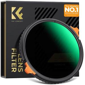 카메라 렌즈 중립 밀도 필터(나노-X 시리즈)를 위한 67MM 트루 컬러 가변 페이더 ND2-32 ND 필터 및 CPL 원형 1 IN (K&F 컨셉) h3J