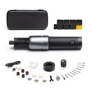HOTO 4V 무선 회전 공구 키트, 강력한 드릴링, 25000RPM 샌딩, LED 조각 속도 펜, DIY 35개 5가지 모터, 공예 절단용 가변 3D 조각, 프린팅 폴리싱, 액세서리 조명,