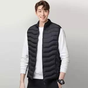 겨울 하이넥 누빔 조끼 방한 패딩 베스트 등산 낚시 아웃도어