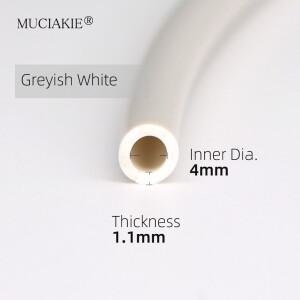 MUCIAKIE 1/4 인치 마이크로 PVC 튜브, 정원 물 관개 호스, 회색 파이프, 급수 4/7mm