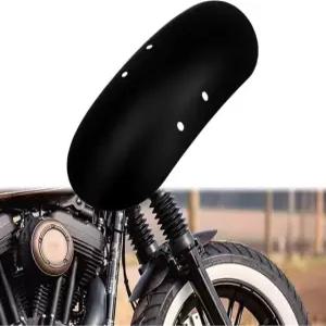 할리 스포츠스터 포 에이트 XL1200X 2010-2017 매트 블랙을 위한 HDBUBALUS 모터사이클 숏 프론트 펜더 머드가드 핏 Matte Black