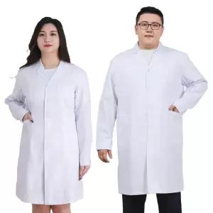빅사이즈 실험복 긴팔 유니폼 간호사 요리사 의사 얇은 병원 남자 반팔 남성 네일 작업복