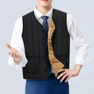 겨울 발열 조끼 브이넥 기모 베스트 남녀공용 정장 이너웨어