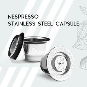 에스프레소 캡슐  Recargables 커피 필터 Essenza Mini 용 재사용 가능 스테인레스 스틸 리필 형