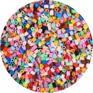 10000Pcs 2.6mm 루즈 미니 퓨즈 비즈 벌크 리필 키트 스트레스 해소 픽셀 아트 3D 공예 멜팅 DIY 장식 창작 핸드메이드 프로젝트 (혼합 색상) Mixed Color