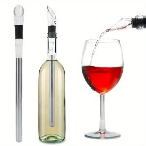 1세트 아이스 와인 냉각기 스틱 Pourer 쿨러 맥주 음료 냉동 바 도구