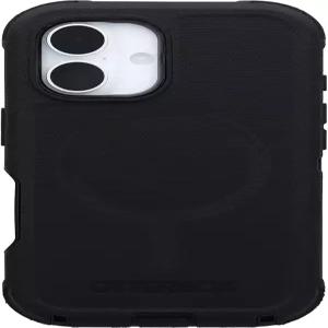 OtterBox 오터박스 iPhone 16 디펜더 시리즈 케이스 - 블랙 Tough Rugged  내구성 Snaps on MagSafe 멀티-