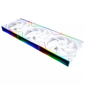 Thermalright TL-M12QW X3 흰색 CPU 팬 120mm 케이스 2000RPM 고풍량 빌딩 블록 버전 ARGB 데이지 체인