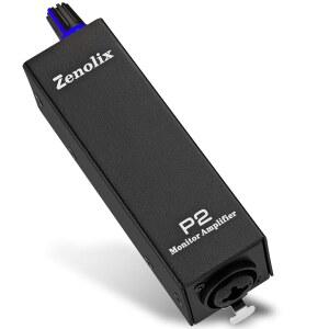 P2 휴대용 인이어 모니터 앰프, XLR /모노 스위치가 헤드폰 블랙 벨트 내구성 위한 사운드 입력 연주자를 품질, 클립, 3.5MM 향상된 있는 출력이 기타 스테레오 /TRS