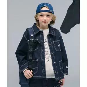 [국내백화점 매장정품] 리 LEE KIDS 패치워크 데님 홑겹자켓 인디고로우 LK2601IJ03IR 106249