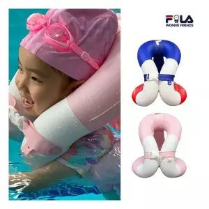 FILA 휠라 워니 프렌즈 넥 자켓 튜브 어린이 구명조끼 25kg 986510