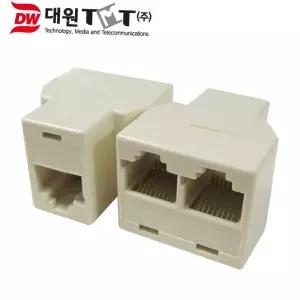 cat.5e rj45 8p8c y형 랜케이블 분배 커플러 인터넷선 공유 분할 젠더 인터넷분할 cat5e젠더 rj45분배