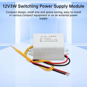 AC-DC 전원 공급 장치 모듈 어댑터 12V 250MA 스위치 스위칭 온도 조절기 AC 110-220V 출력 DC 3W 변환기 X