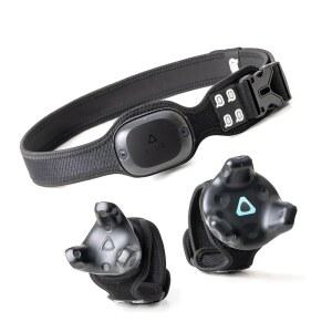Vive Tracker 3.0, 2.0, 툰드라 트래커, Vive UltimateTracker, VR 채팅에서 전신 추적 기능 강화 및 기타 FBT 앱(추적기 별도 판매) 1XBelt 2X 쇼트 밴드 블랙용 QOi 트래커 스트랩
