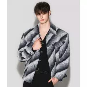 매장정품 WESLEYHYUSTON Sanderson rough denim jacket blue