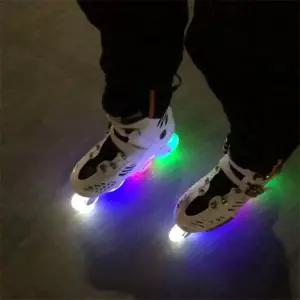 롤러스케이트 인라인 플래시 LED 스케이트 발광 바퀴 휠