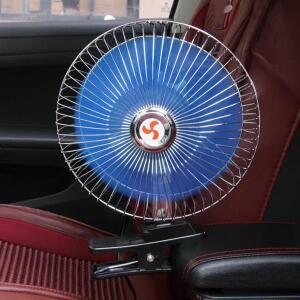 휴대용 자동차 전기 팬 25W 24/12V 팬에 대 한 클립 담배 라이터 플러그 트럭 인테리어 Accessorie