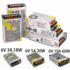 6V 3A 5A 10A 스위칭 전원 공급 장치 18W 30W 60W 변압기 입력 110v 220v AC-DC 어댑터 LED 스트립 조명/모