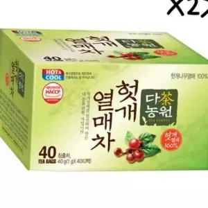 헛개열매차 40티백 X2개 헛개나무차 전통차 침출차