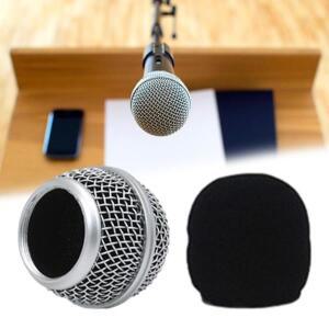 SM58 메쉬 핸드 마이크 그릴 용 교체 스틸 Shure Beta 57A 845S
