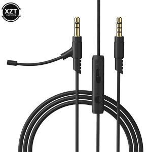 Boompro 게임용 헤드셋 V-MODA 전화 PC 콘덴서 마이크가있는 3.5mm 1.2M V3 POR 붐 케이블