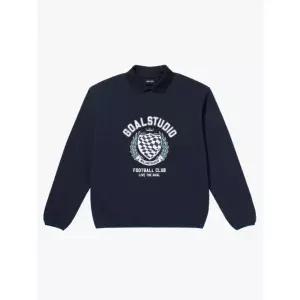 매장정품 골스튜디오 GOALSTUDIO FC STONE WED COLLAR SWEAT-DARK NAVY G3SSW102DNV 155663