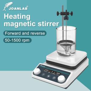 JOANLAB 디지털 디스플레이 온도 조절 가열 마그네틱 교반기, 핫 플레이트 실험실 장비, 5L, 1500rpm, HS8P