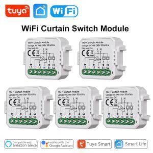 블라인드 롤러 셔터 전기 모터 용 Tuya 스마트 WiFi 커튼 스위치 모듈 Smart Life App 제어는 Google 홈 Al