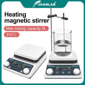 JOANLAB 마그네틱 교반기, 실험실 디지털 디스플레이, 가열 온도 조절 믹서, 핫 플레이트, 5L, 1500rpm