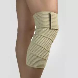 무릎보호대 찍찍이 무릎 보호대 베이지 인라인스케이트 1p