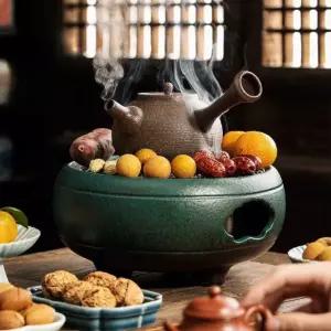 세라믹 화목난로 숯불 화로 난로 불멍 캠핑 화덕 도자기