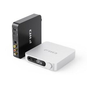 Fiio K11 데스크탑 1400W 파워 밸런스 헤드폰 DAC 및 앰프 384kHz / 24비트 DSD256 가정용 오디오 / PC 6.35mm / 4.4mm /RCA / Coaxial / 광학 (실버)