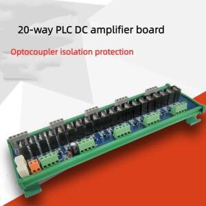 20 PLC DC 트랜지스터 출력 증폭기 보드 전력 광 커플러 절연 보호 비접촉 릴레이