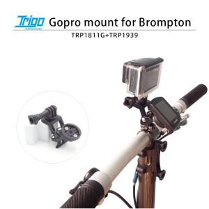 TRIGO TRP1811G 접이식 자전거 컴퓨터 마운트 Gopro 브래킷 Brompton EIEIO 자전거 수정 액세서리
