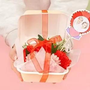 고품질 스승의날 카네이션 diy 어버이 키트 만들기 감사 카네이션꽃도시락 카네이션만들기키트 WFOJF5D