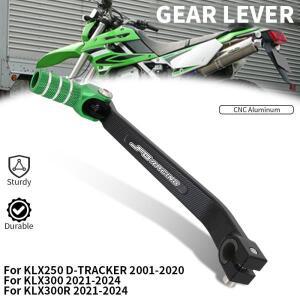 바이크 오토바이 기어 변속 레버  부품 CNC 풋 브레이크 페달 (가와사키 KLX250 D-트래커 2001-2020, KLX30
