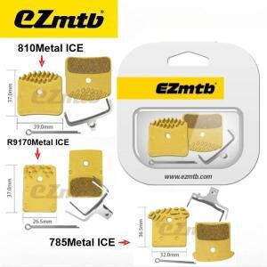EZmtb 올메탈 ICE 로드 바이크 패드 R9170 810 785 자전거 브레이크 디스크 시마노/헤이즈/마구라/아비드