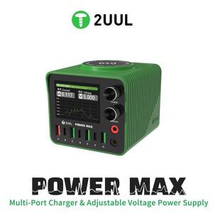 2UUL PC01 파워 맥스 200W 멀티포트 서플라이 조절 가능 전압 무선 충전 수리 스테이션 (노트북 도구용)