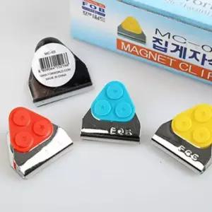 오피스자석 포비월드 집게자석 메모홀더 대용량 (45mm/24개입)