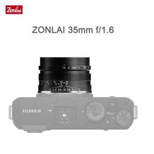 존라이 35mm F1.6 렌즈 수동 초점 APS-C 소니 E 후지 X M4/3 캐논 EF-M 마운트 미러리스 카메라 프라임